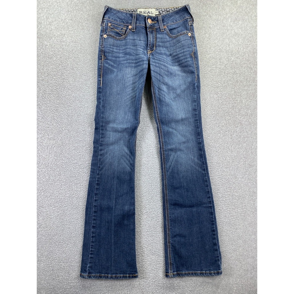 Ariat Jeans Women's Size 25R Low Rise Bootcut Stretch Western Denim 25x32